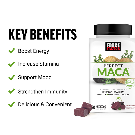 Key Benefits of Perfect Maca Supplement by Force Factor