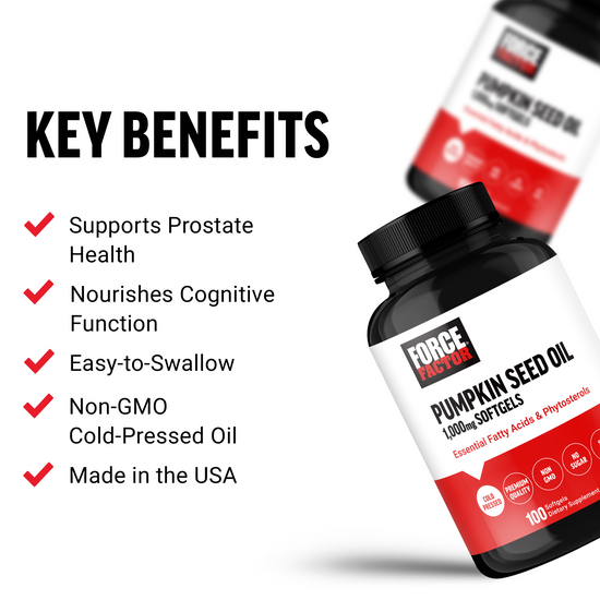 Benefits of Pumpkin Seed Oil Supplements by Force Factor