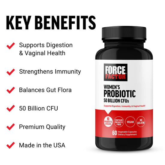 Benefits of Women's Probiotic Supplements by Force Factor