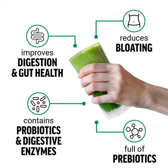 Key Benefits of Smarter Greens Digestion Powder