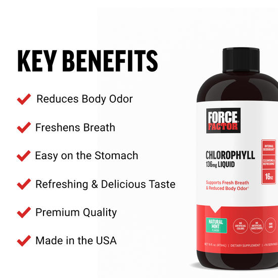 Benefits of Liquid Chlorophyll Supplements by Force Factor