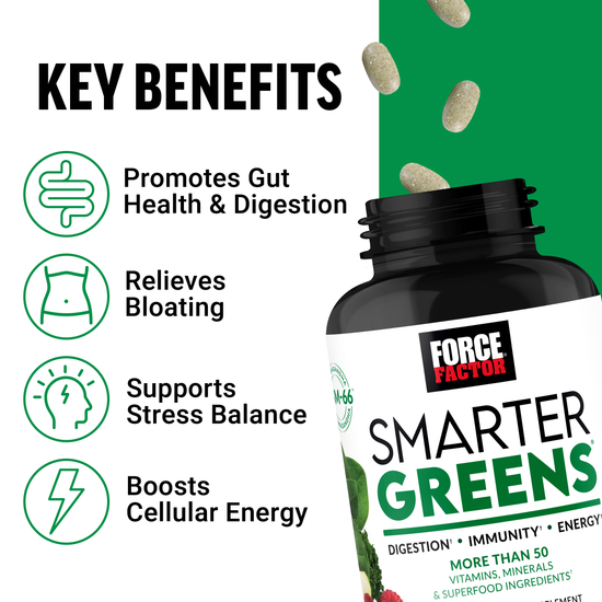 Benefits of Smarter Greens Supplements by Force Factor - Unleash Your Potential