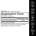 Supplement Facts Panel and Nutrition Information of Force Factor TUDCA Supplement