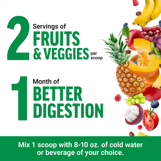 Directions for Smarter Greens Digestion Powder