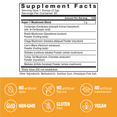 Supplement Facts Panel and Nutrition Information of Force Factor Modern Mushrooms Supplement