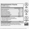 Supplement label for Total Beets Tablets with detailed nutritional information and ingredient list on a white background.