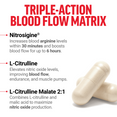 Triple-action formula boosts nitric oxide with Nitrosigine, L-Citrulline, and L-Citrulline Malate.