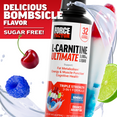 Force Factor L-Carnitine Ultimate 3,000mg liquid bottle in Bombsicle flavor, sugar free