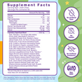 Supplement Facts Panel and Nutrition Information of Force Factor Kids Veggies & Superfood Supplement