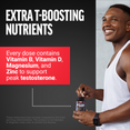Test X180 Boost contains Vitamin B, Vitamin D, Magnesium, and Zinc to support peak testosterone levels.