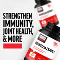 Force Factor Boswellia Extract bottles with text strengthen immunity, joint health, and more