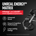 Unreal Energy Matrix enhances mood, focus, cognitive performance, and provides long-lasting energy.