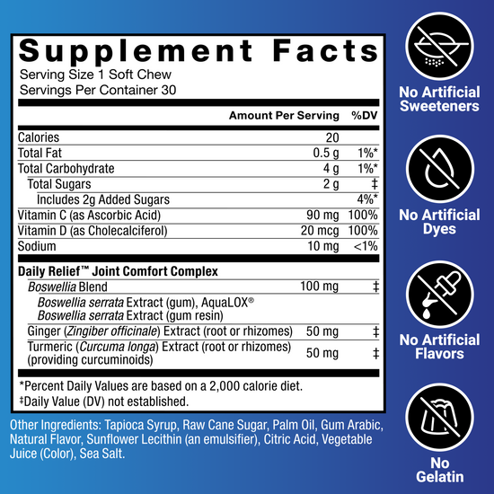 Daily Relief Joint Soft Chews