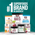 Display of Force Factor's superfood supplements, including Total Beets and Amazing Ashwa, with "#1 SUPERFOOD BRAND IN AMERICA" slogan.
