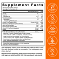 Supplement Facts Panel and Nutrition Information of Force Factor Better Turmeric Supplement