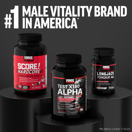 Test X180 is part of the #1 male vitality brand in America, featuring science-backed ingredients to support testosterone and performance.