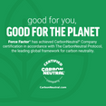 Force Factor certified CarbonNeutral with planet-friendly message