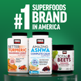 Force Factor superfood supplement lineup including Better Turmeric, Amazing Ashwa, and Total Beets as #1 brand