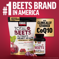 Force Factor Total Beets Ultimate Heart Health chews and capsules, the number one beets brand in America with clinically studied CoQ10