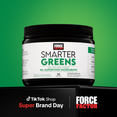 Force Factor Smarter Greens Daily Wellness Powder, Greens Superfood Powder to Support Gut Health, Bloating, & Digestion, with 40+ Superfoods, 125 Million CFUs of Probiotics, Unflavored