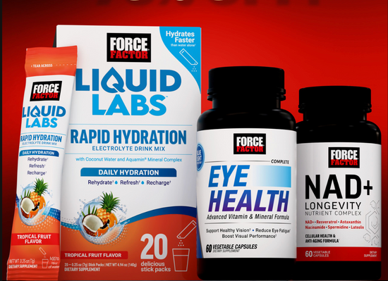 FORCE FACTOR NAD+ (NMN or Nicotinamide Riboside Alternative) with Resveratrol, Astaxanthin, Spermidine & Luteolin Complex, NAD to Support Cellular Health & Healthy Aging, 60 Capsules