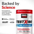 Backed by Science. Formulated to maximize energy, focus, pumps, & preformance. 