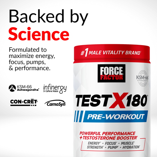 Backed by Science. Formulated to maximize energy, focus, pumps, & preformance.