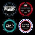Clinically studied key ingredients. Award-Winning: Rising Star, Breakout Brand, Brand of the Year. Premium quality manufactured in a GMP certified facility premium quality. Made in the USA from foreign and domestic ingredients.
