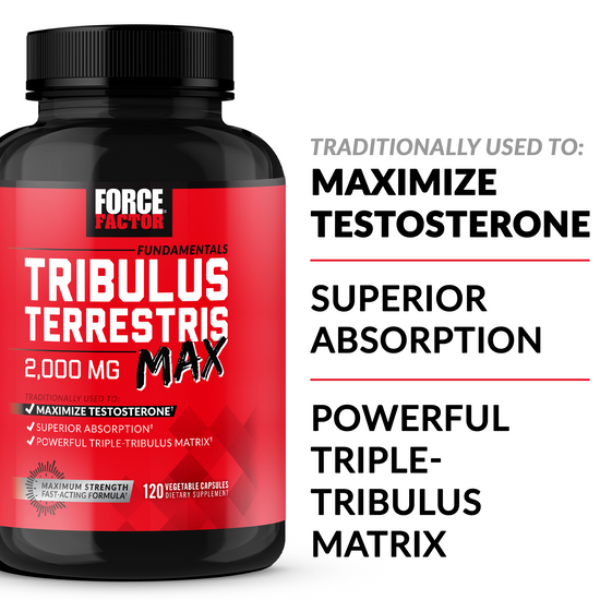 TRADITIONALLY USED TO: Maximize Testosterone. Superior Absorption. Powerful Triple-Tribulus Matrix