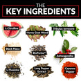 The Key Ingredients: L-Citrulline, Horny Goat Weed, Tribulus terrestris, Black Maca, BioPerine®, Ashwagandha, L-Theanine, Long Pepper Extract, Cayenne Pepper.