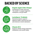 Key Ingredients of ProbioSlim Apple Cider Vinegar Gummies Supplement by Force Factor