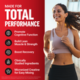 FORCE FACTOR Creatine Brain+ Body with 5 grams of Creatine for Working Memory, Focus & concentration, Muscle Recovery and Strength