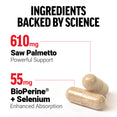 Key Ingredients of Saw Palmetto Supplements by Force Factor