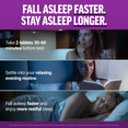 Somnapure bedtime routine steps: take two tablets, unwind with reading, then fall asleep faster and sleep longer.