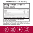 Supplement Facts Panel and Nutrition Information of Force Factor Pomegranate Soft Chews Supplement