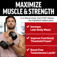 Maximize muscle and strength with Test X180 Alpha, clinically shown to increase lean body mass and testosterone levels.