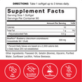 Supplement facts panel for Force Factor Blueberry Concentrate with 500mg BlueRich blueberry, no sugar, artificial sweeteners, preservatives, gluten free
