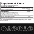 Supplement Facts Panel and Nutrition Information of Force Factor Maca Max Supplement