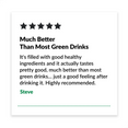5 star review for Smarter Greens Digestion Powder