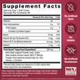 Supplement label for Total Beets Soft Chews with detailed nutritional information and ingredient list on a white background.