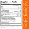 Supplement Facts Panel and Nutrition Information of Force Factor Better Turmeric Curcumin Supplement