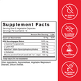 Supplement Facts Panel and Nutrition Information of Force Factor HGH Supplement
