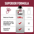 Superior Formula of Total Beets Beet Root Capsules Beets Supplements by Force Factor