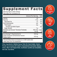 Supplement facts panel for Force Factor Ultra Berberine soft chews