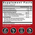 FORCE FACTOR Creatine Brain+ Body with 5 grams of Creatine for Working Memory, Focus & concentration, Muscle Recovery and Strength