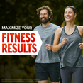 Couple running outdoors promoting fitness results with berberine supplement support

