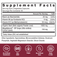 Supplement Facts Panel and Nutrition Information ofTotal Beets Beet Root Capsules Beets Supplements by Force Factor