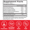 Supplement Facts Panel and Nutrition Information of Force Factor Zinc Magnesium Aspartate Supplement