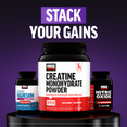 Force Factor supplement stack featuring Creatine Monohydrate Powder, Ultimate Magnesium Glycinate, and Nitric Oxide Booster