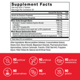 Supplement Facts Panel and Nutrition Information of Force Factor Volcano Extreme Supplement
